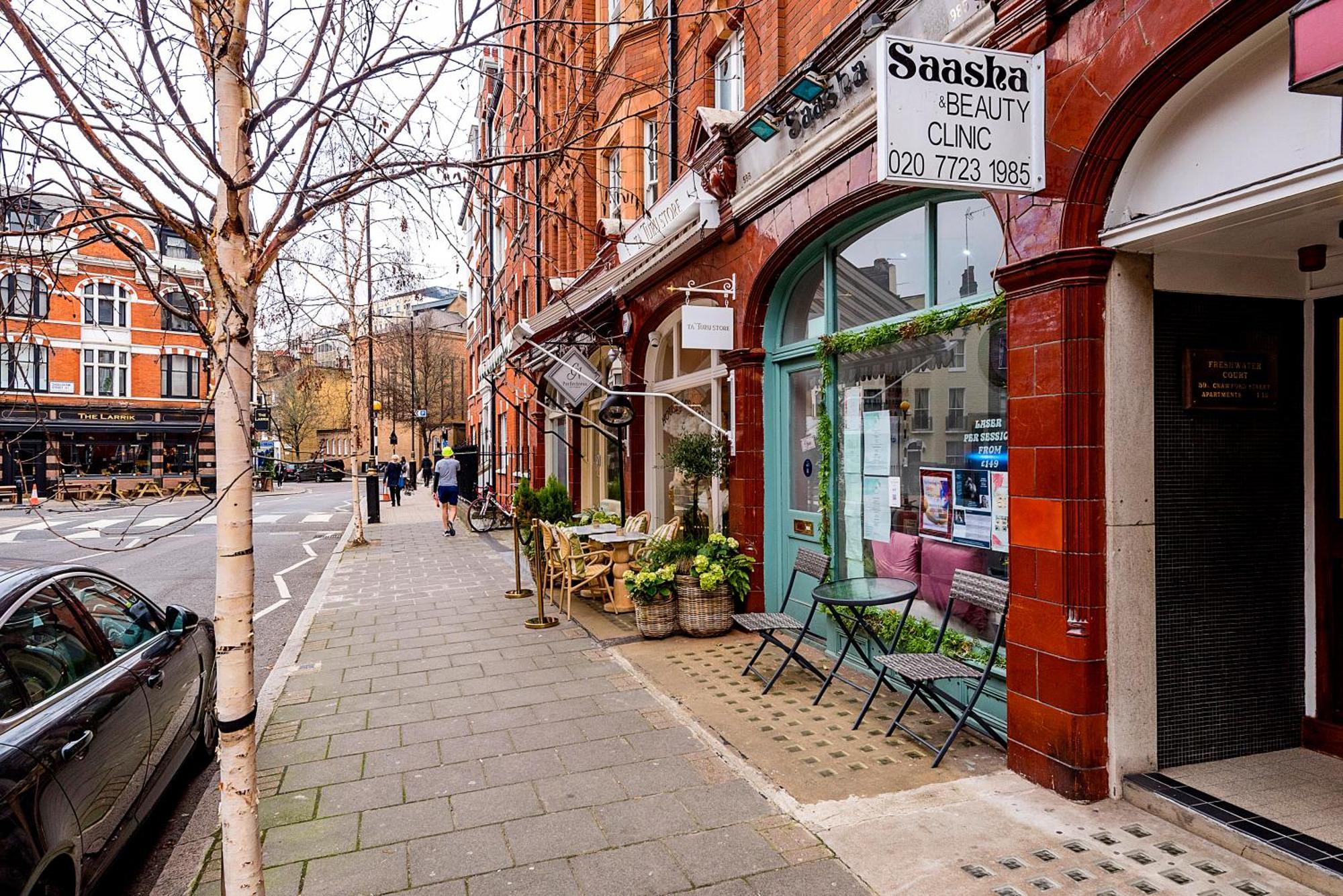 Stunning Apartment In Fashionable Marylebone Londyn Zewnętrze zdjęcie